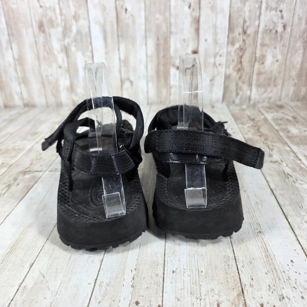 Black Men's Outdoor Strap Sandals - Comfortable Everyday Grip